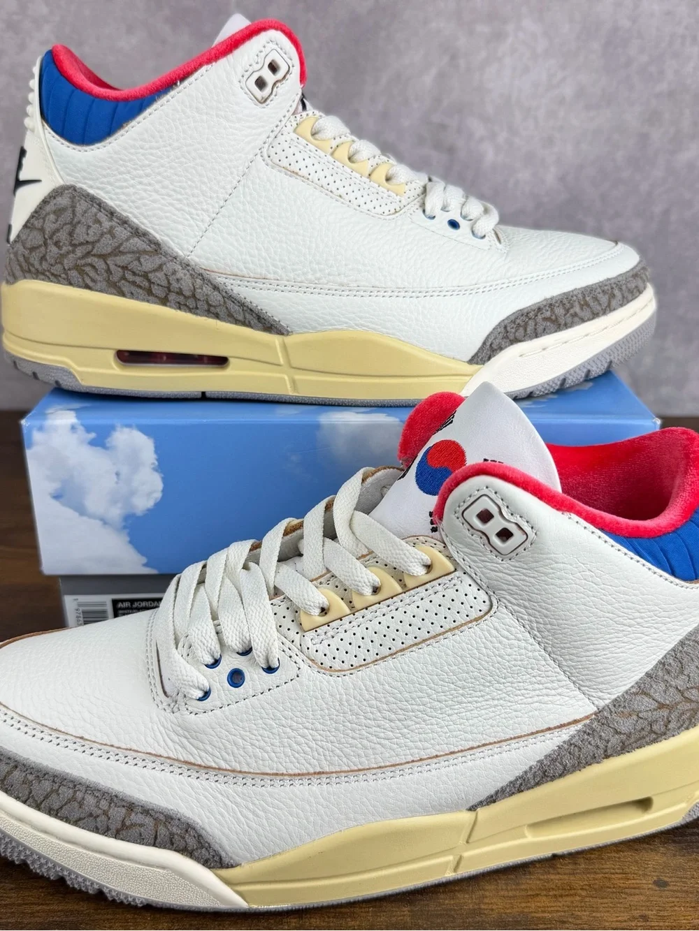 Air Jordan 3 Retro Seoul 2.0 Size 9.5 IB1482-100 Men’s Sneakers OG Rare MJ Korea